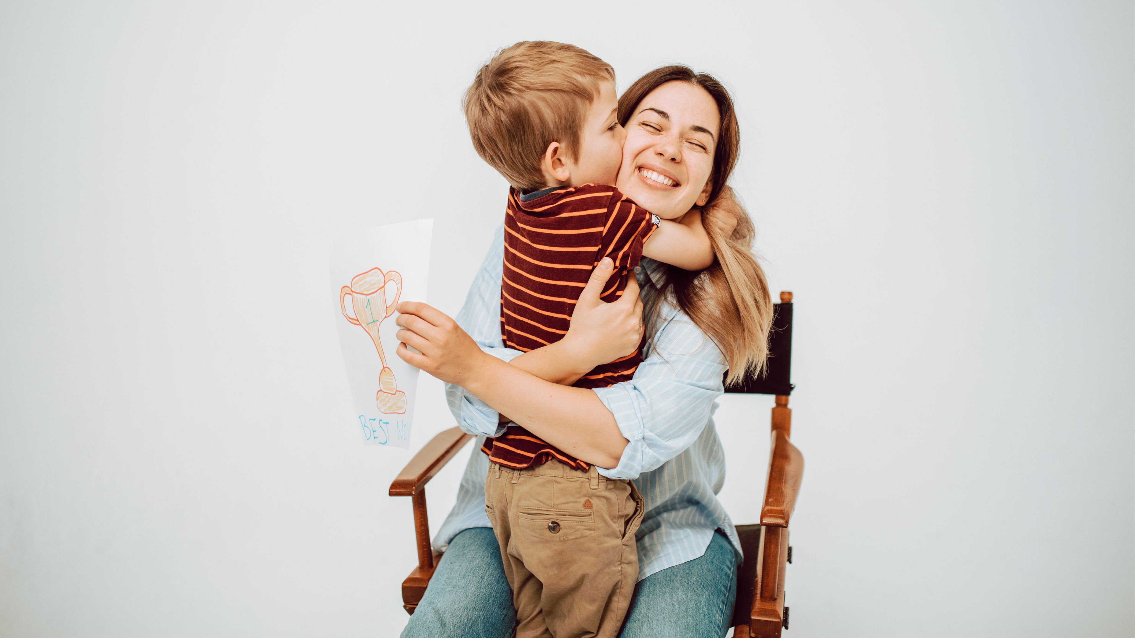 A mother and her son